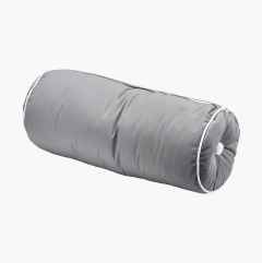 Kapock cushion, cylinder, grey