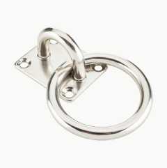 Stowage bracket with ring, 8 mm