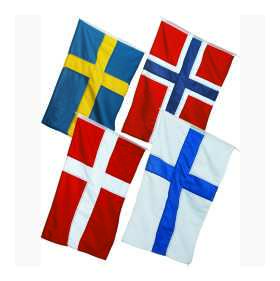 Maritime Flag, Sweden, 50 cm