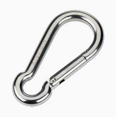 Carabiner stainless, 6 x 60 mm