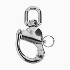 Snap shackle, swivelling, 16 x 87 mm