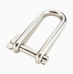 Key Pin Shackle, stainless, 8 x 80 mm