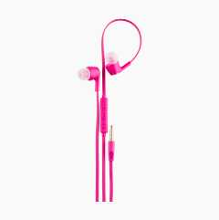 In-ear headphones, 3.5 mm jack, pink