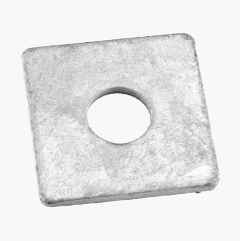 Square washer M17, 50 x 50 mm, hot-dip galvanised, 10 pcs