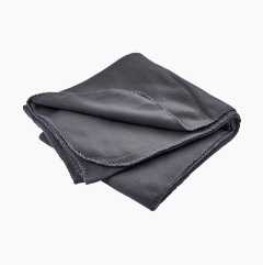 Fleece blanket, 130 x 160 cm, dark grey